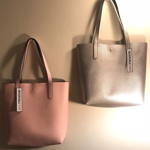 Leather Reversible Tote
